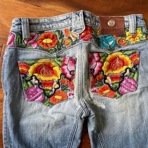 Antik Fawcett Flower Vintage Jeans